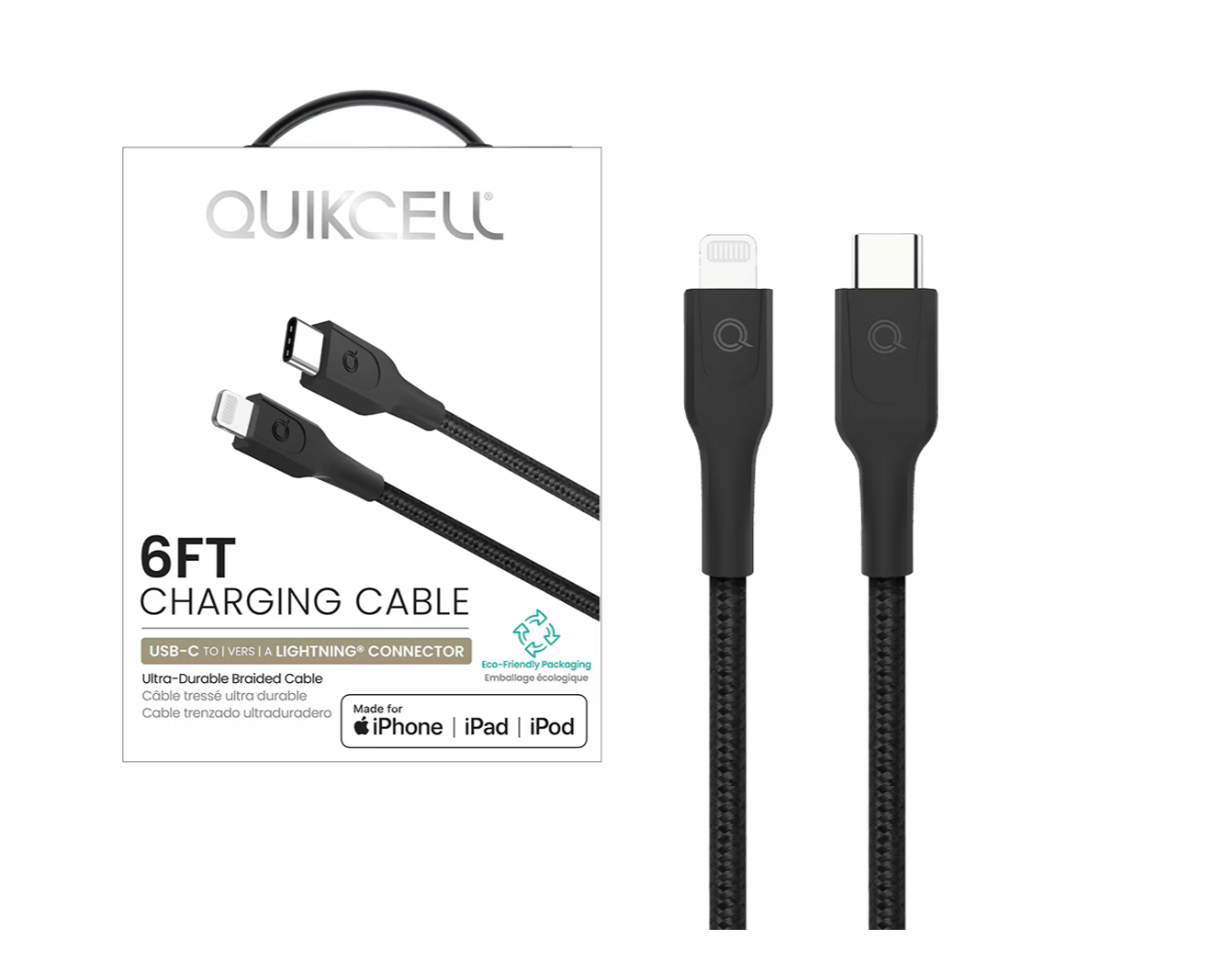 6ft FAST CHARGE CABLE Lightning to USB-C