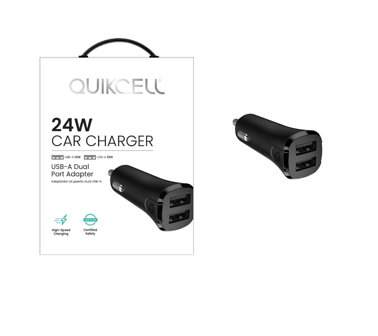 24W DUAL PORT CAR CHARGER