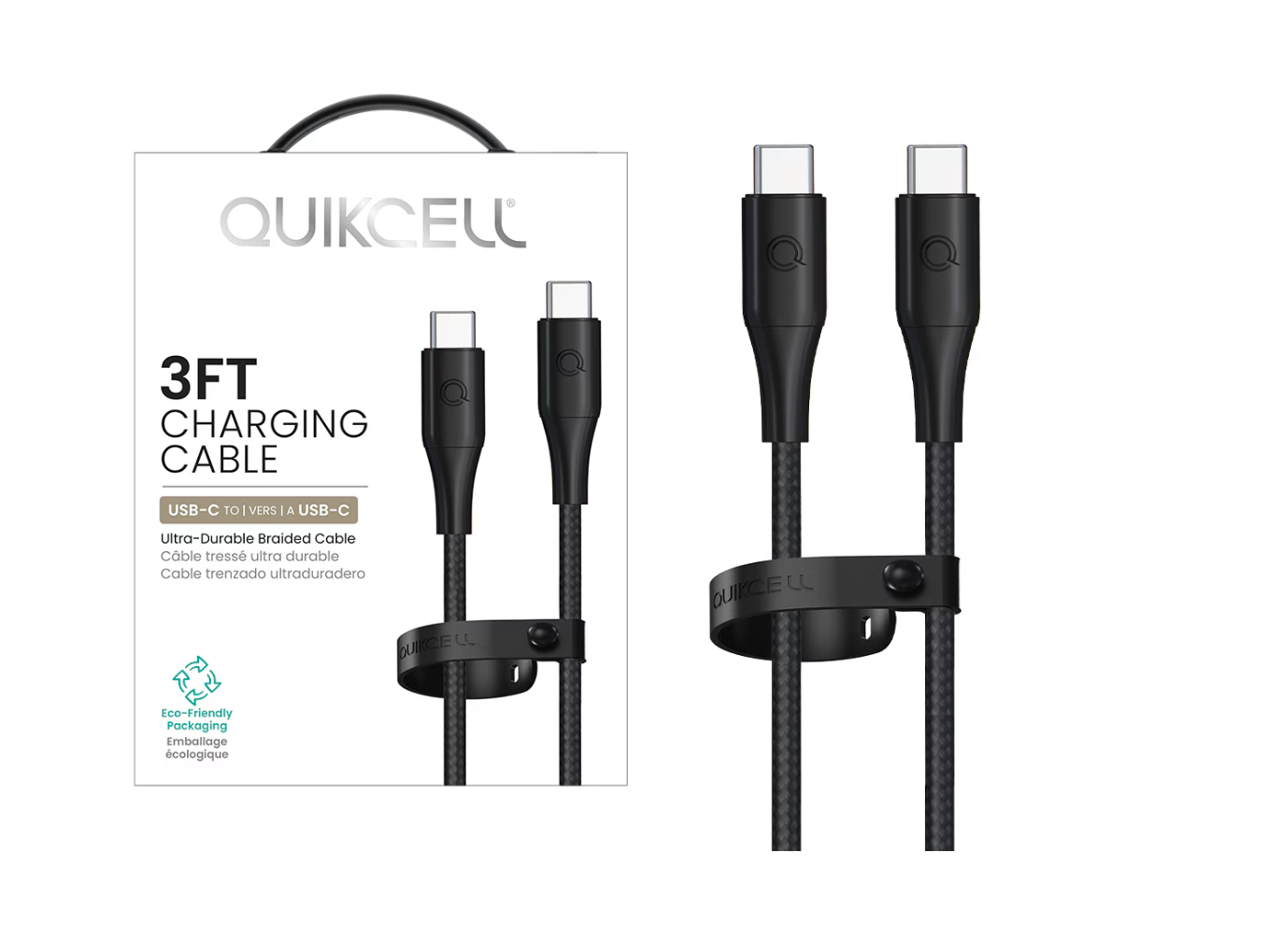 3ft Fast Charge Cable USB-C to USB-C