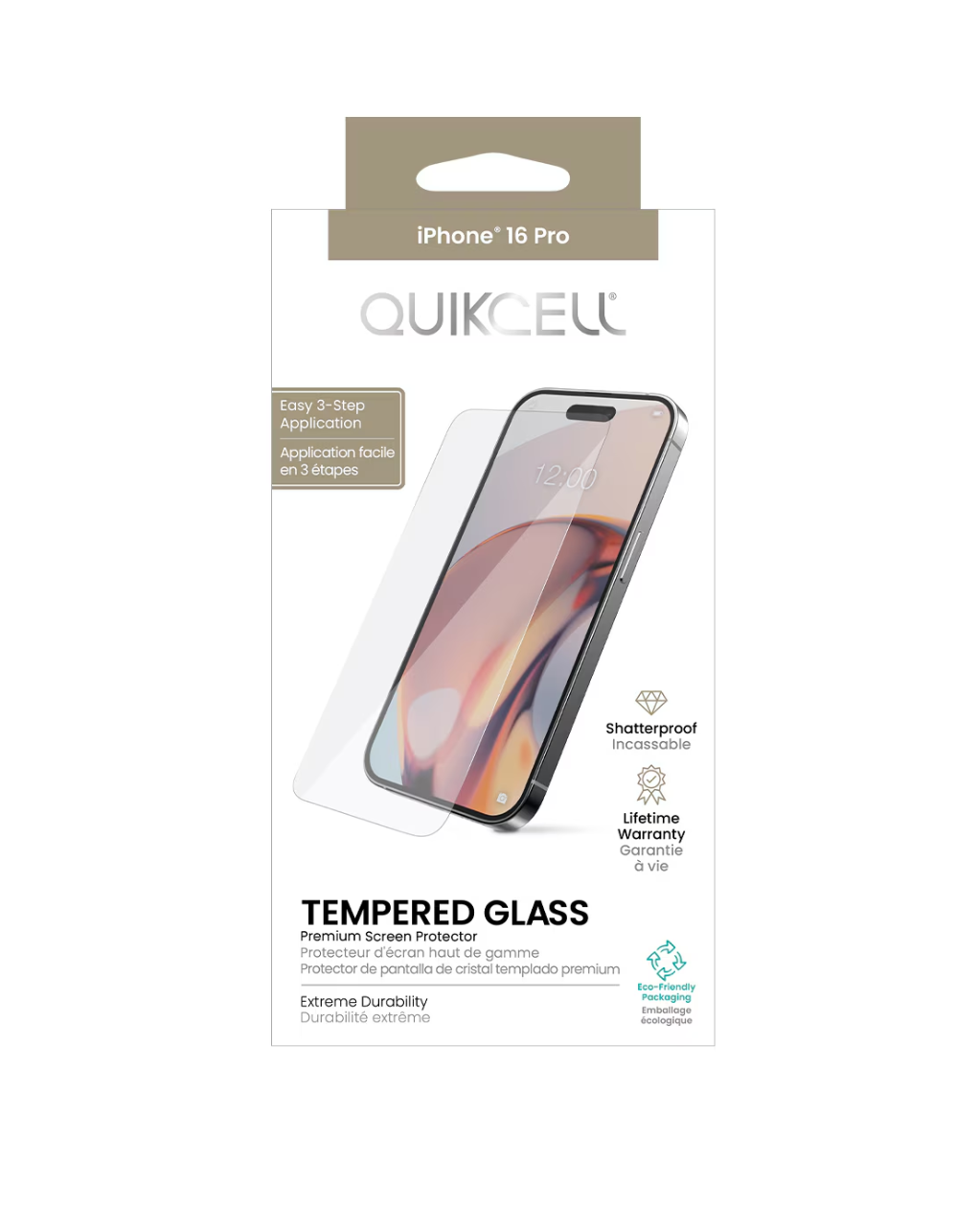 Apple iPhone 16 Pro - TEMPERED GLASS Screen Protector
