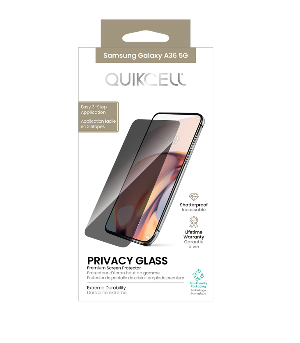 Samsung Galaxy A36 5G Privacy Tempered Glass Screen Protector