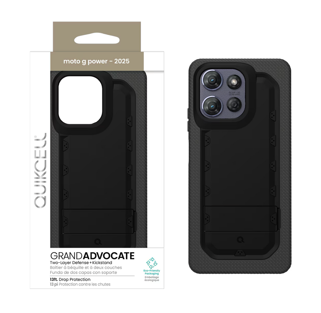 GRAND ADVOCATE Dual-layer Kickstand Case for Moto G Power 2025