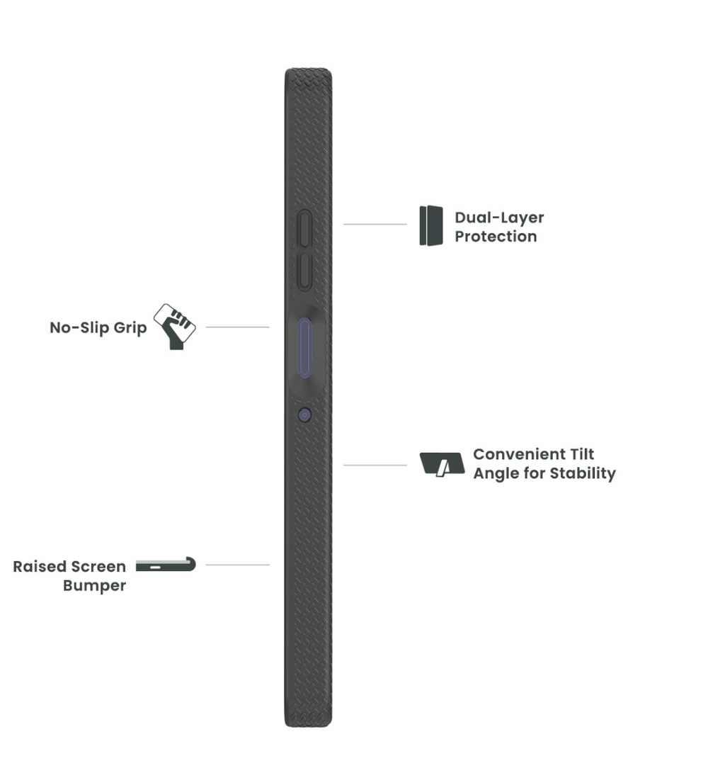 GRAND ADVOCATE Dual-layer Kickstand Case for Moto G Power 2025